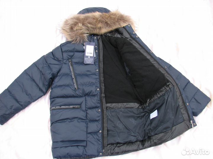 Новый теплый зимний пуховик до -40 бренд