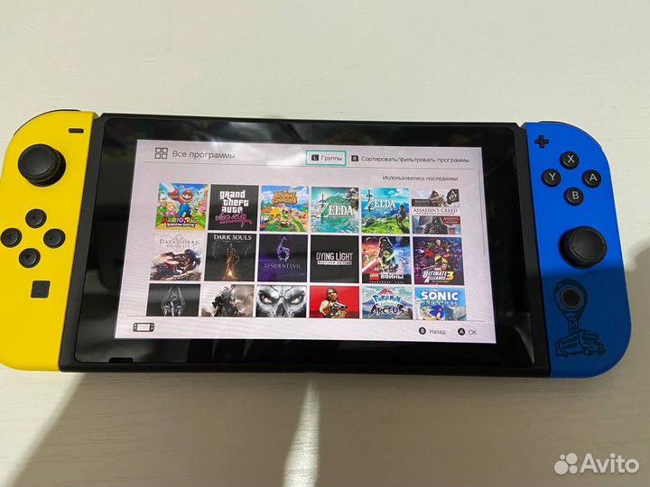 Прошитый Nintendo Switch Rev. 2 /288Gb/Много Игр