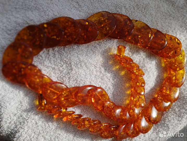 Янтарные бусы СССР