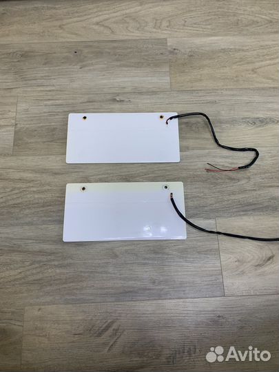 Японские рамки под номера с подсветкой