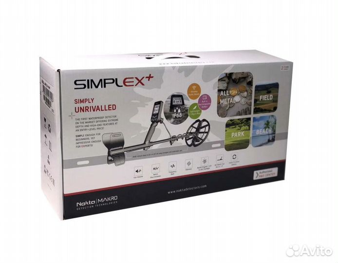 Металлоискатель NoktaMakro Simplex Plus /Рассрочка