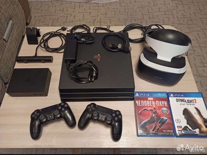Sony playstation 4pro без vr очков и без камеры