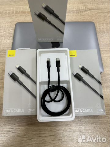 Кабель для iPhone baseus 20w быстрая зарядка