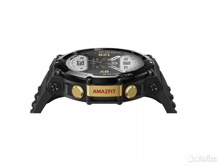 Смарт-часы Amazfit T-Rex 2 A2170 (черный/золотой)