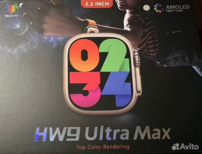 Смарт часы HW 9 Ultra Max Amoled 49 mm Серые