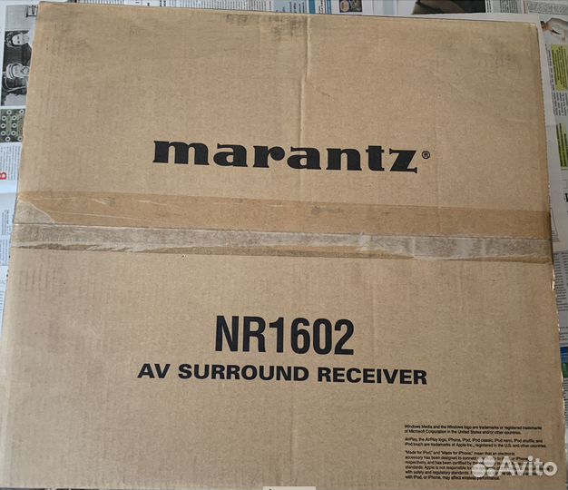 7-ми канальный AV ресивер Marantz NR1602 Black
