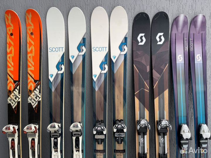 Лыжи горные фрирайд/ скитур scott, dynastar