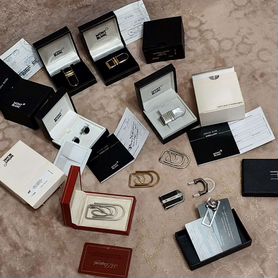 Зажимы для денег Cartier, Baraka, Dunhill, Dupont