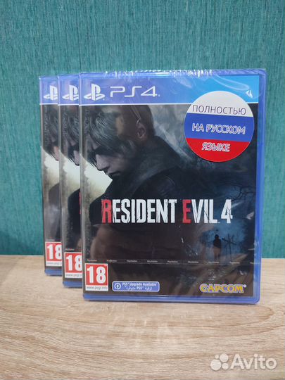 Диск PS4 и 5 Resident Evil 4 Remake. В Наличии