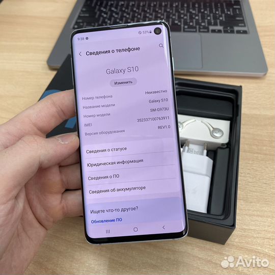 Samsung Galaxy S10, 8/128 ГБ