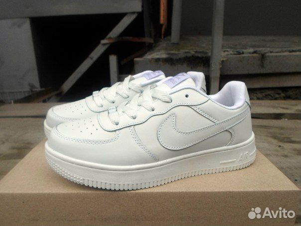 Кроссовки Nike air force низкие и высокие с липучк