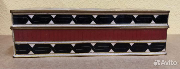 Шкатулка Цветы узор Клуазоне эмаль Китай