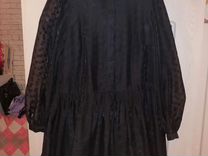 Платье H&M чёрное (классика), размер 46-48
