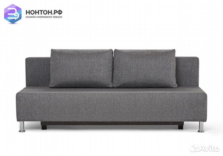 Диван еврокнижка Парма темно-серый