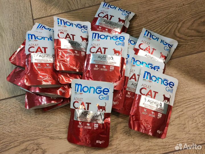 Влажный корм для кошек monge