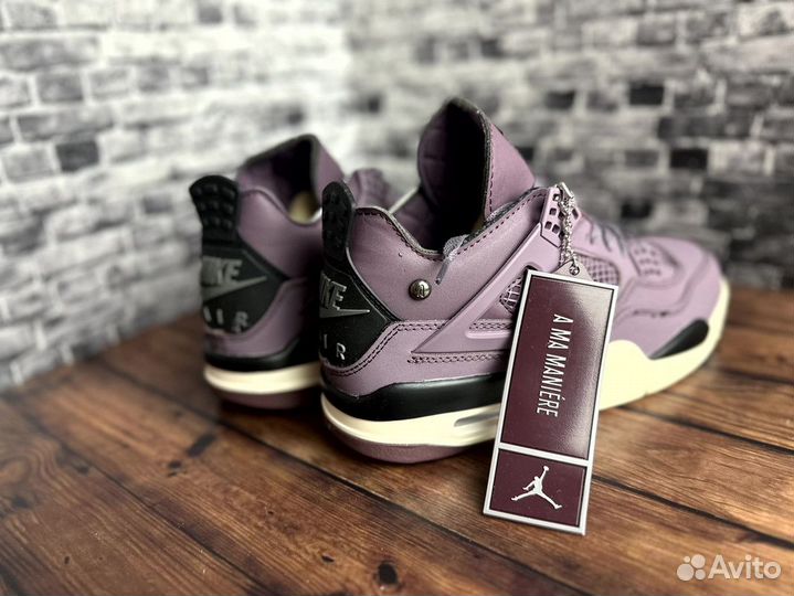 Кроссовки Nike Air Jordan 4 Retro Фиолетовые