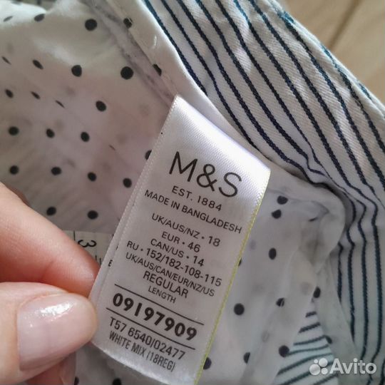 Брюки женские хлопок летние M&S 18 (52)