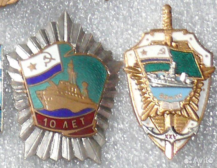 Знаки. Морские части, корабли, погранвойск кгб
