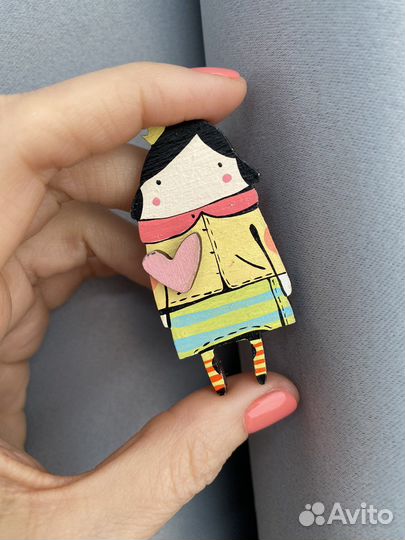 Брошь ручной работы