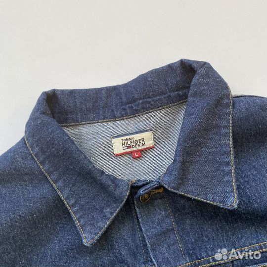 Tommy hilfiger джинсовка big logo stussy carhartt
