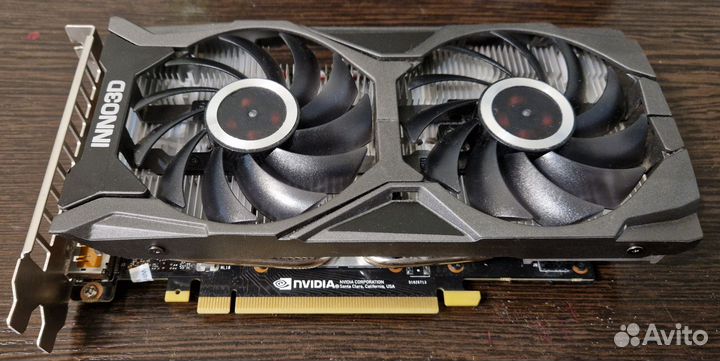 Видеокарта nvidia RTX 2060 6GB Почти новая