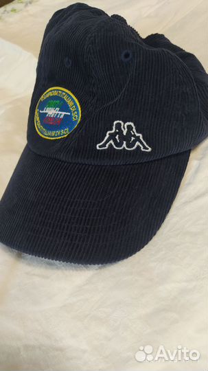 Кепка kappa вельветовая