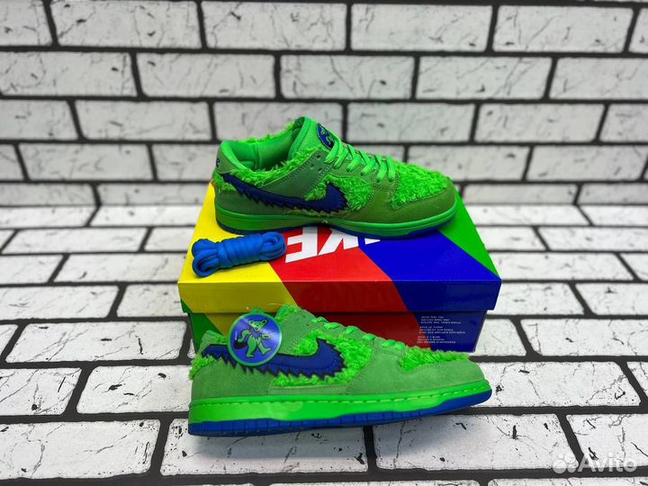 Кроссовки Nike SB Dunk Low Grateful Dead Green