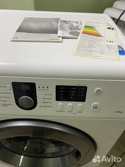 Стиральная машина samsung eco bubble 6 кг