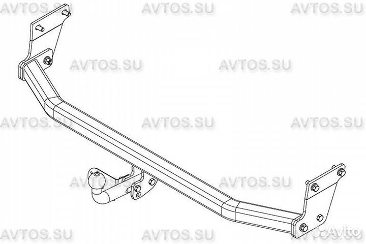 Фаркоп KIA RIO III htb (2011-2017) (AvtoS KI 29)