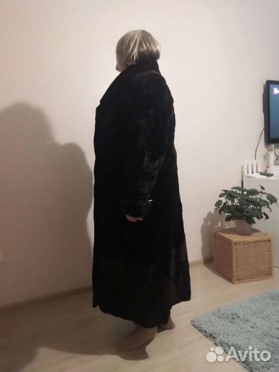 Шуба мутоновая женская размер 50 52