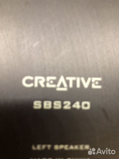 Компьютерные колонки creative sbs240