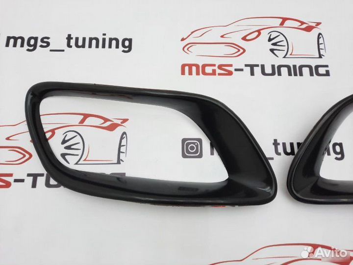 Накладки на выхлоп BMW X6 е71