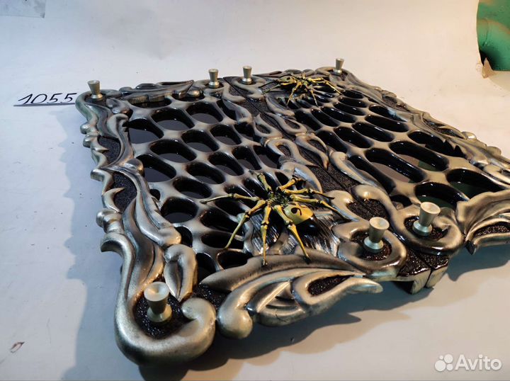 Нарды ручной работы со стеклом