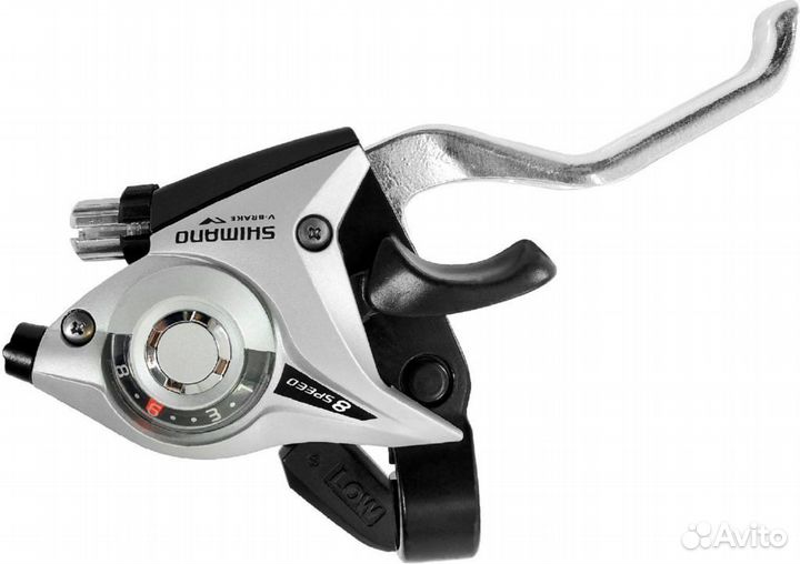 Моноблок shimano ST-EF51-8R, прав, 8ск. серебр. ма