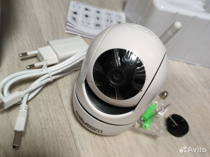 Поворотная wifi камера, видеоняня