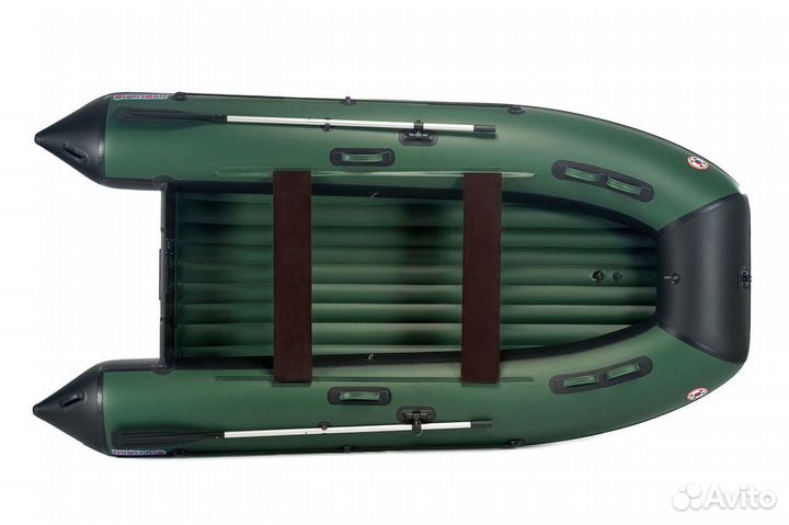 Моторная лодка mishimo lite 390 зеленая
