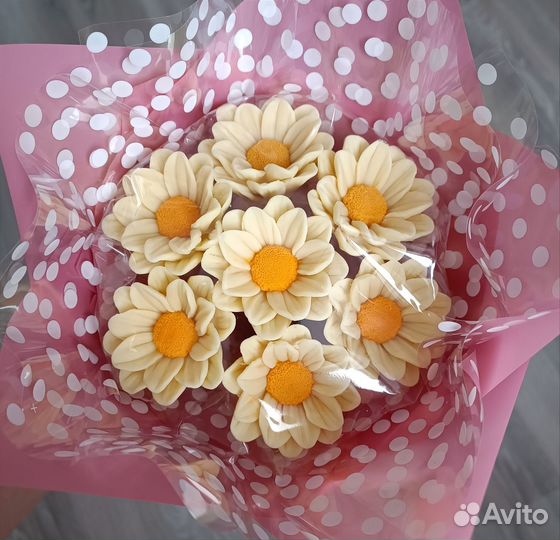 Шоколадные ромашки