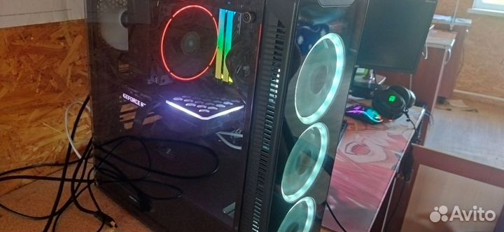 Игровой компьютер с монитором 144 герц