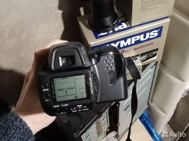 Olympus is-3 dlx quartz date зеркальный, пленочный