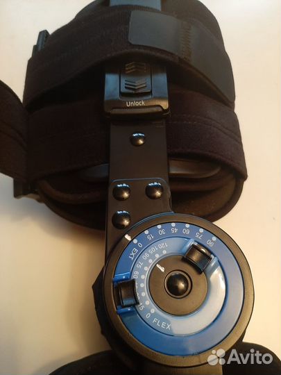 Шарнирный коленный ортез с изменяемым углом