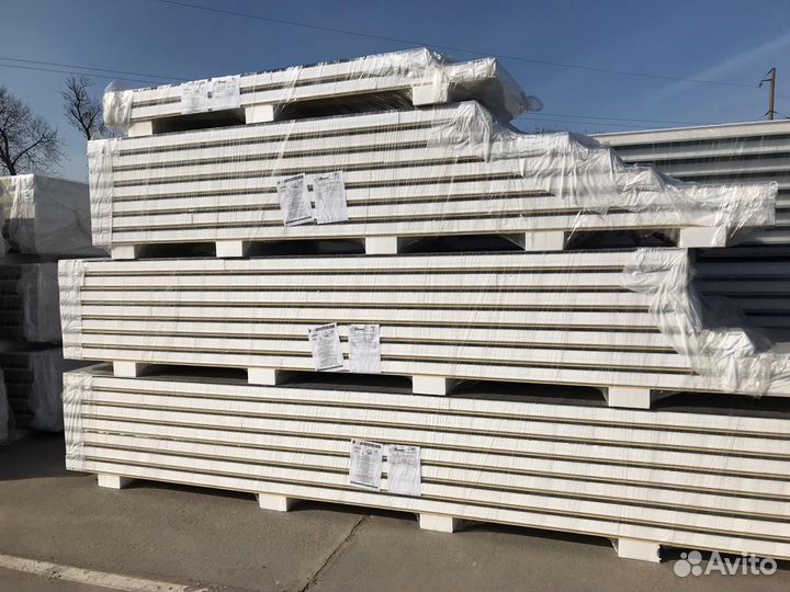 Трехслойные сэндвич-панели 60 мм