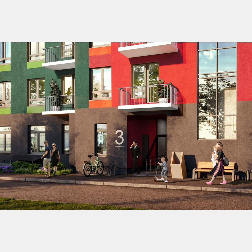 1-к. квартира, 37,7 м², 3/5 эт.