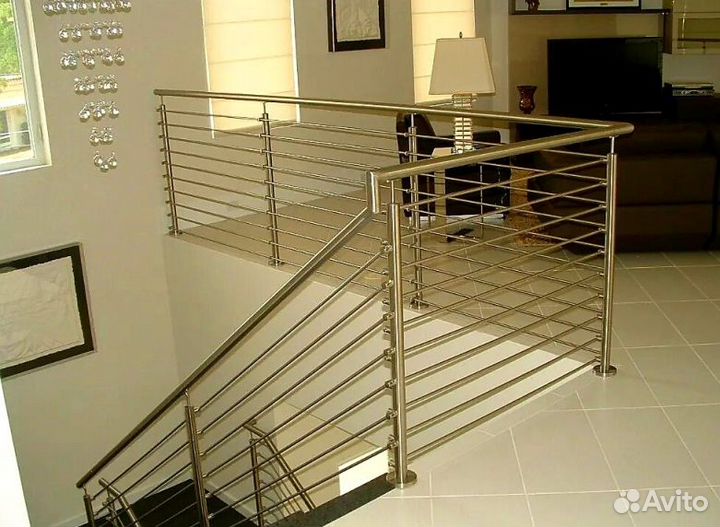 Перила с поручнем пвх