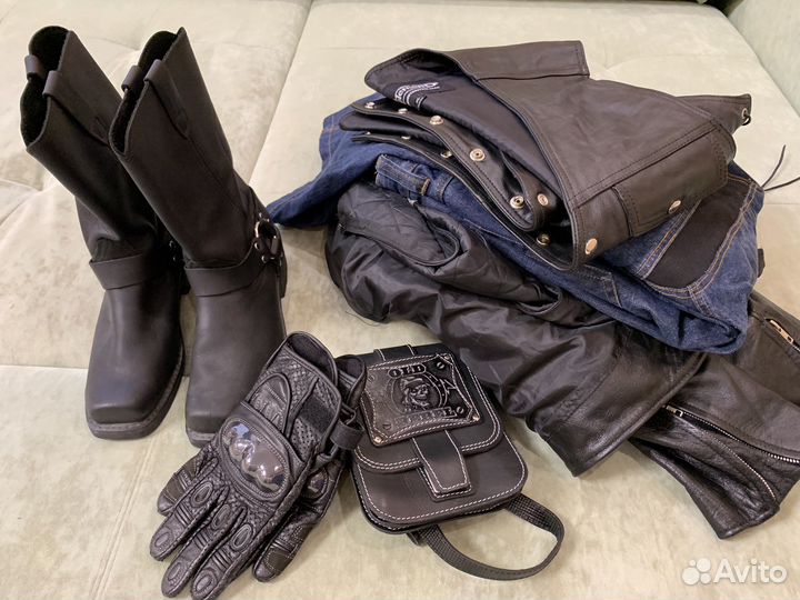 Мотоэкипировка шлем мотоджинсы мотоперчатки