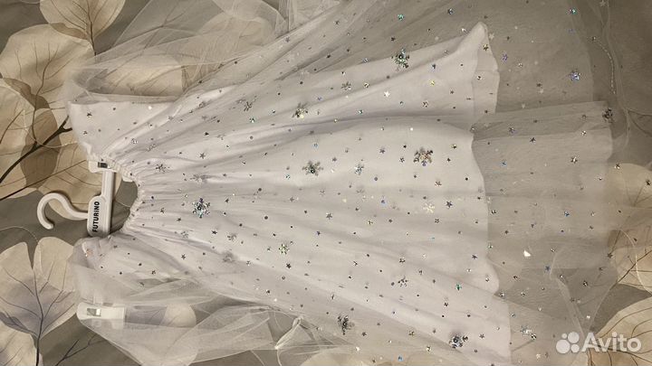 Платье снежинка