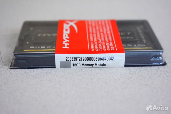 HyperX Fury DDR4 3200 мгц 16 GB