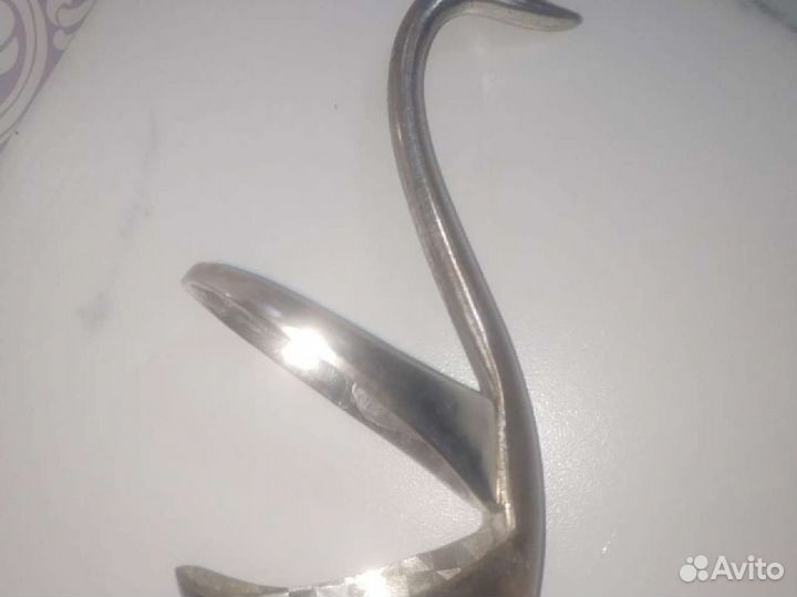 Набор ложек на подставке Лебедь