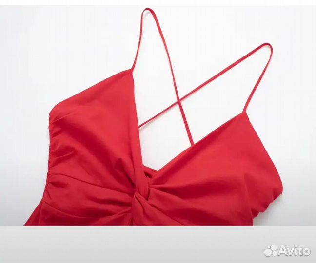 Платье изо льна Zara xs