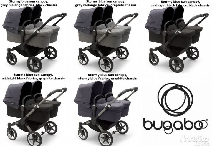 Коляска Bugaboo Donkey twin 5 новая для двойни