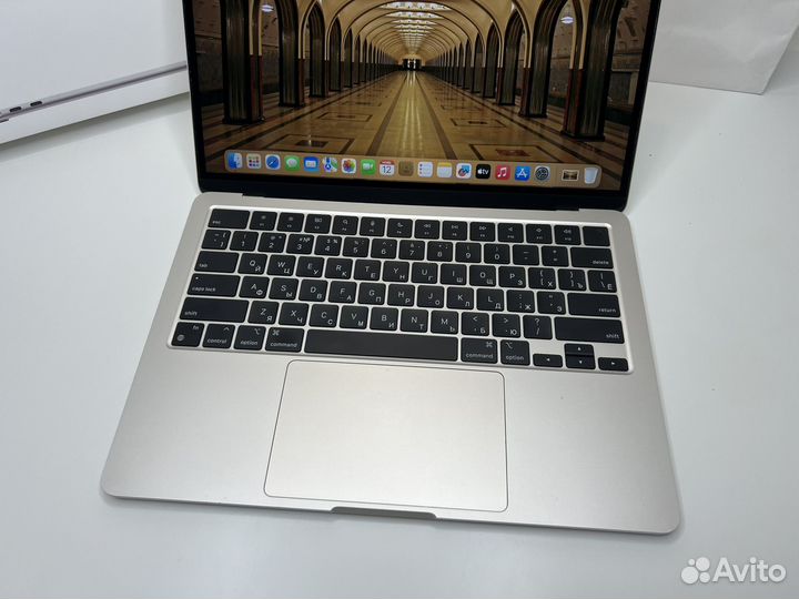 Macbook air 13 m2 512 Starlight полный комплект